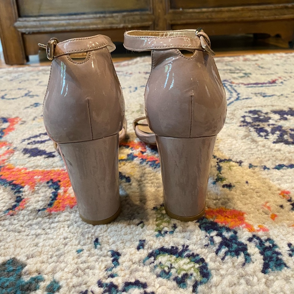 Stuart Weitzman Hush Aniline Block Heel Size 6.5 - image 3
